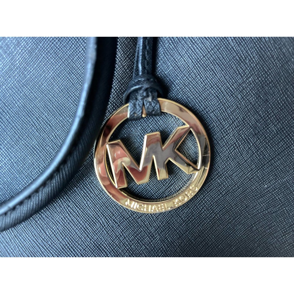 Authentic Michael Kors Savannah Leather handbag black - Picture 4 of 8